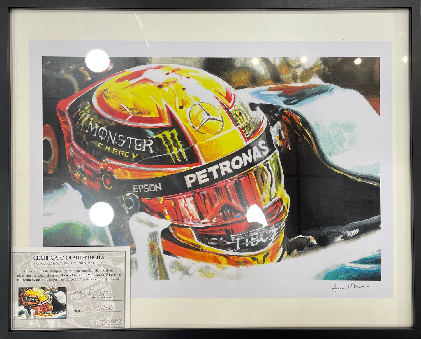 Lithograph / Print on canvas