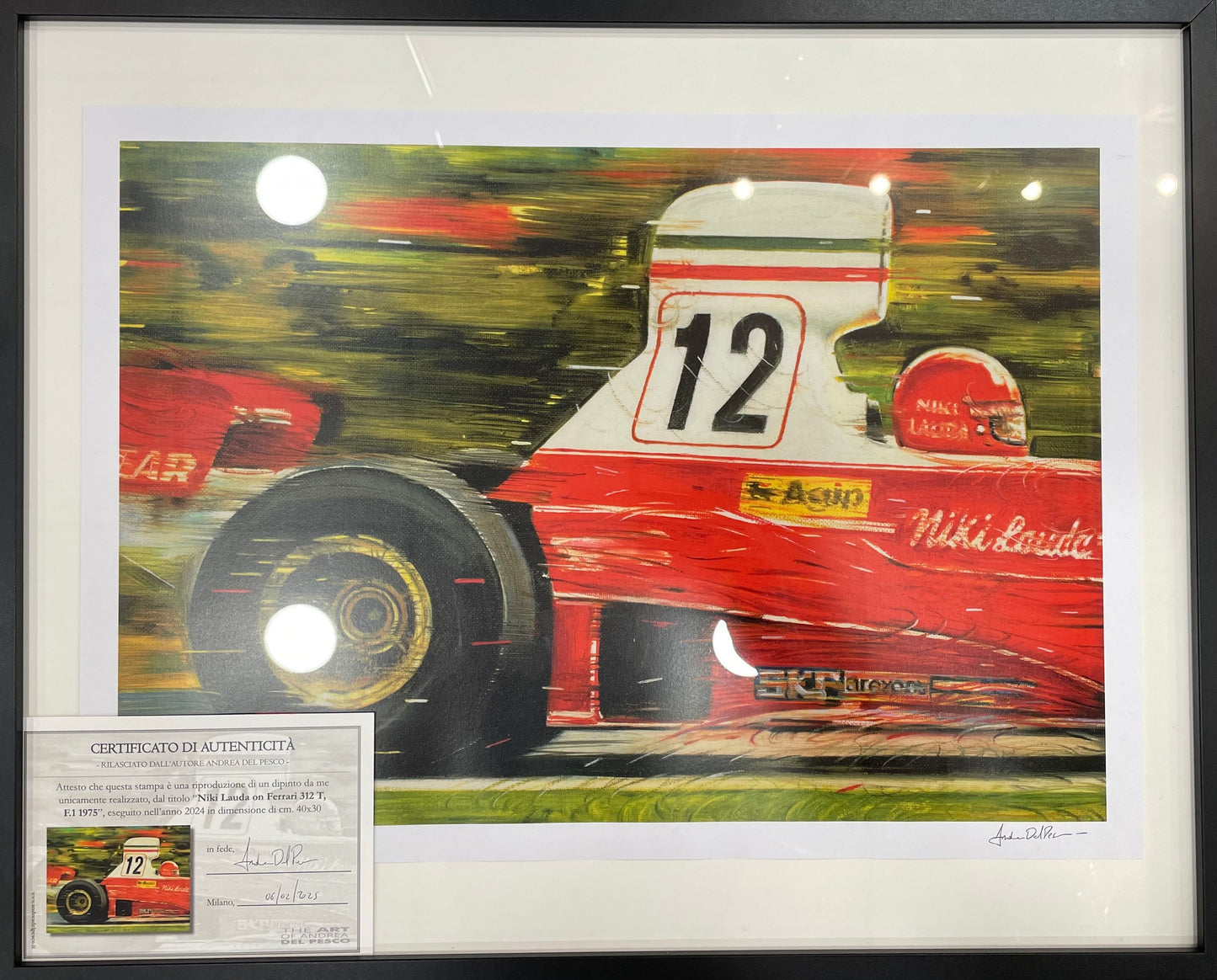 Lithograph / Print on canvas