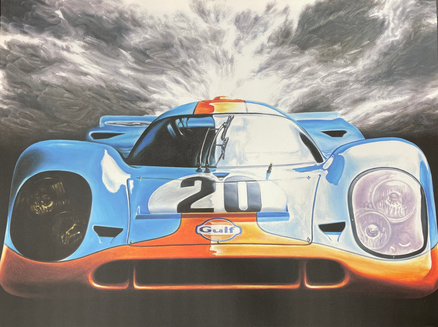 Lithograph / Print on canvas